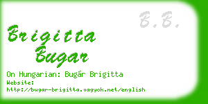 brigitta bugar business card