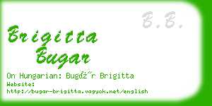 brigitta bugar business card
